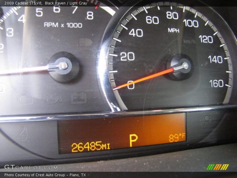 Black Raven / Light Gray 2009 Cadillac STS V8