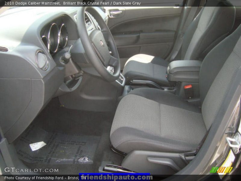 Brilliant Black Crystal Pearl / Dark Slate Gray 2010 Dodge Caliber Mainstreet