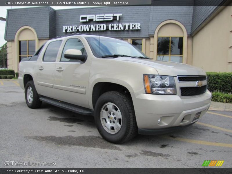 Gold Mist Metallic / Ebony/Light Cashmere 2007 Chevrolet Avalanche LT