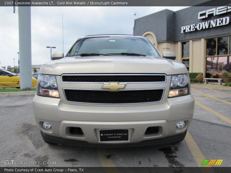 Gold Mist Metallic / Ebony/Light Cashmere 2007 Chevrolet Avalanche LT