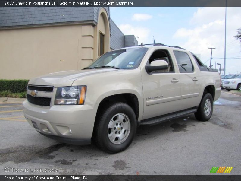 Gold Mist Metallic / Ebony/Light Cashmere 2007 Chevrolet Avalanche LT