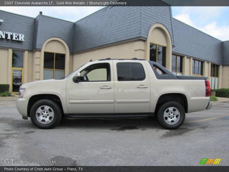 Gold Mist Metallic / Ebony/Light Cashmere 2007 Chevrolet Avalanche LT