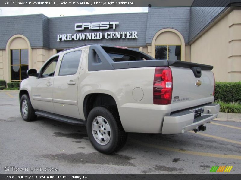 Gold Mist Metallic / Ebony/Light Cashmere 2007 Chevrolet Avalanche LT
