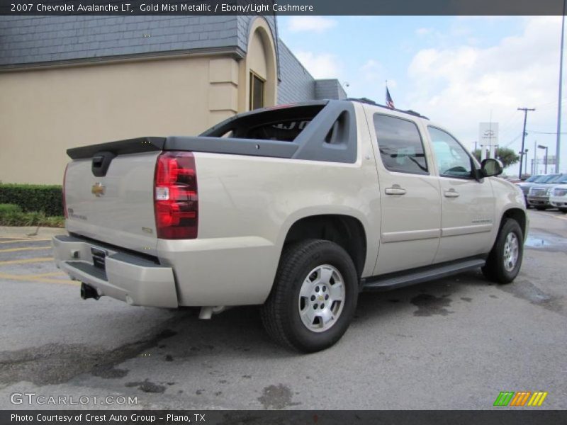 Gold Mist Metallic / Ebony/Light Cashmere 2007 Chevrolet Avalanche LT