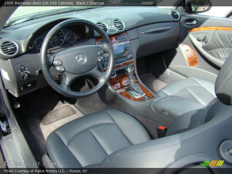 Black / Charcoal 2005 Mercedes-Benz CLK 500 Cabriolet