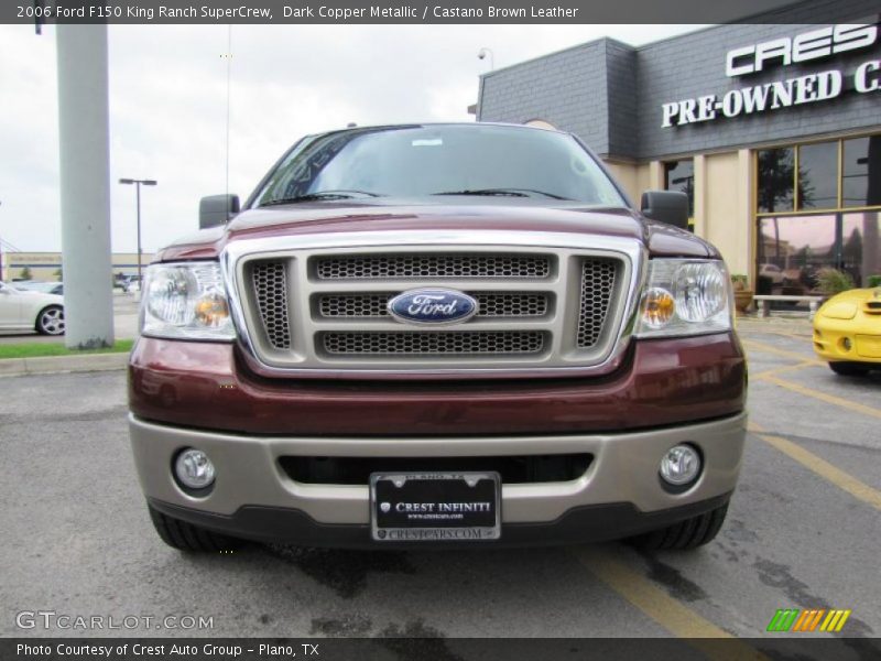 Dark Copper Metallic / Castano Brown Leather 2006 Ford F150 King Ranch SuperCrew