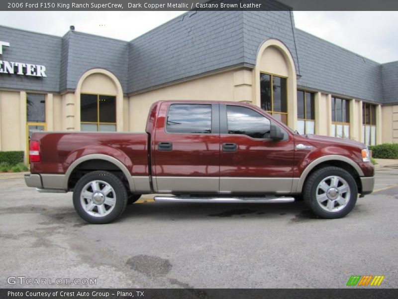 Dark Copper Metallic / Castano Brown Leather 2006 Ford F150 King Ranch SuperCrew