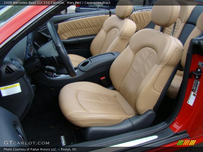 Mars Red / Cappuccino/Black 2008 Mercedes-Benz CLK 550 Cabriolet