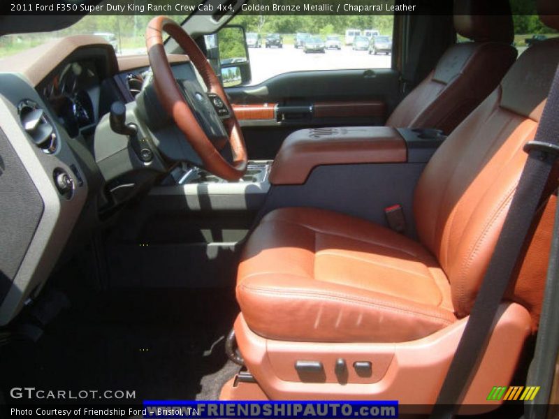 Golden Bronze Metallic / Chaparral Leather 2011 Ford F350 Super Duty King Ranch Crew Cab 4x4