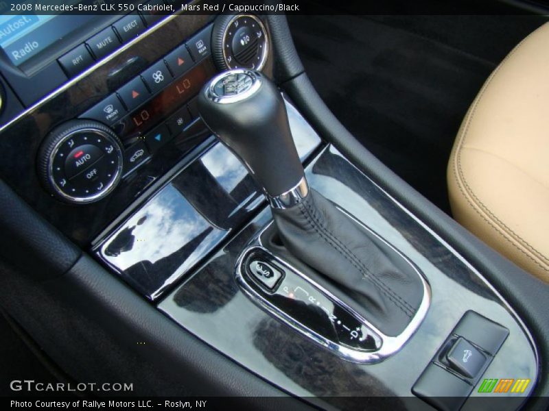 Mars Red / Cappuccino/Black 2008 Mercedes-Benz CLK 550 Cabriolet