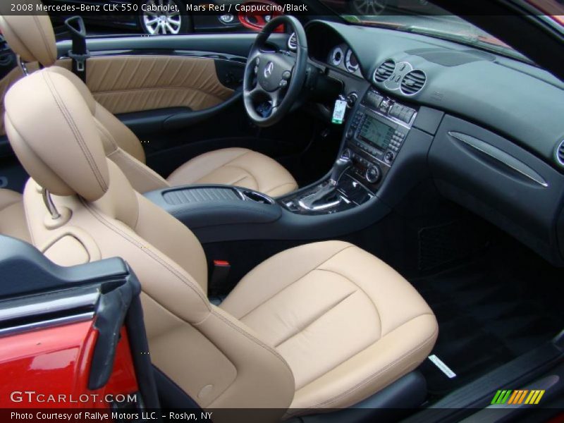 Mars Red / Cappuccino/Black 2008 Mercedes-Benz CLK 550 Cabriolet