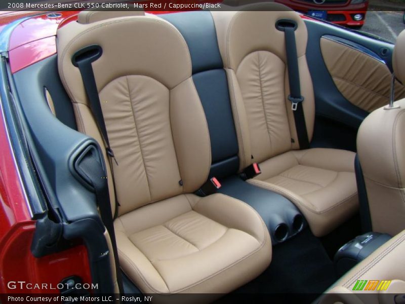 Mars Red / Cappuccino/Black 2008 Mercedes-Benz CLK 550 Cabriolet