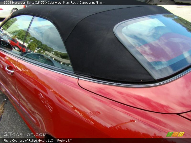 Mars Red / Cappuccino/Black 2008 Mercedes-Benz CLK 550 Cabriolet
