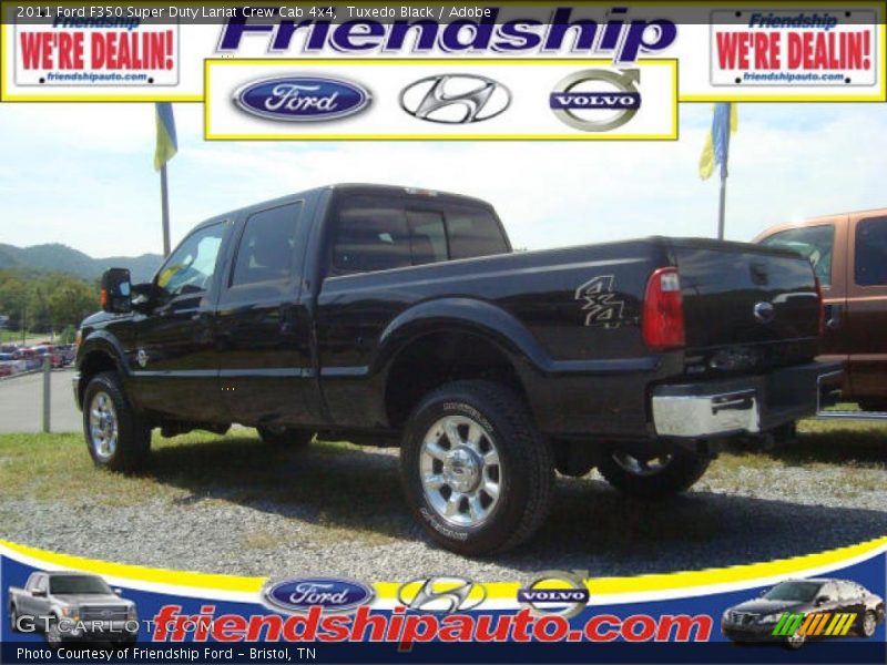 Tuxedo Black / Adobe 2011 Ford F350 Super Duty Lariat Crew Cab 4x4