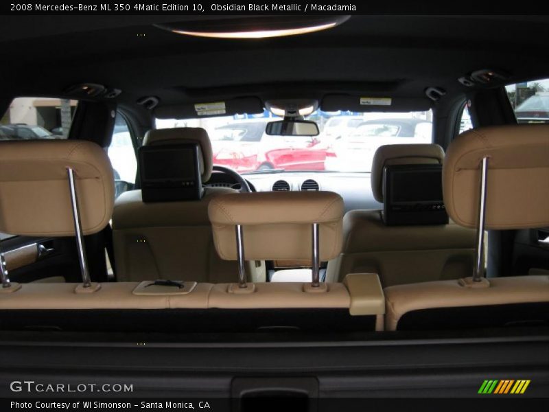 Obsidian Black Metallic / Macadamia 2008 Mercedes-Benz ML 350 4Matic Edition 10