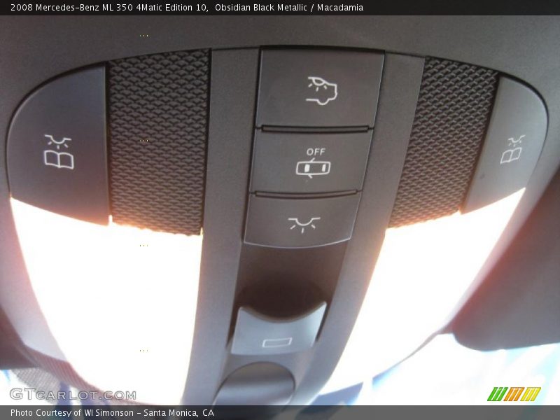 Obsidian Black Metallic / Macadamia 2008 Mercedes-Benz ML 350 4Matic Edition 10