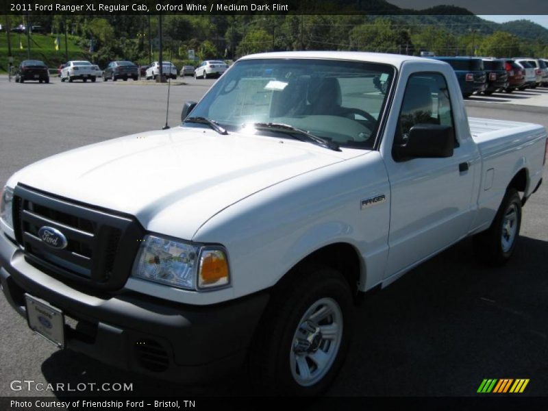 Oxford White / Medium Dark Flint 2011 Ford Ranger XL Regular Cab