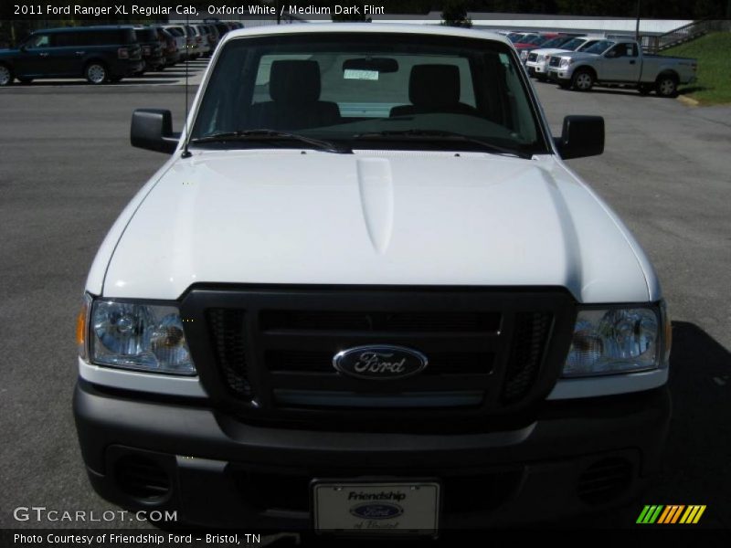 Oxford White / Medium Dark Flint 2011 Ford Ranger XL Regular Cab