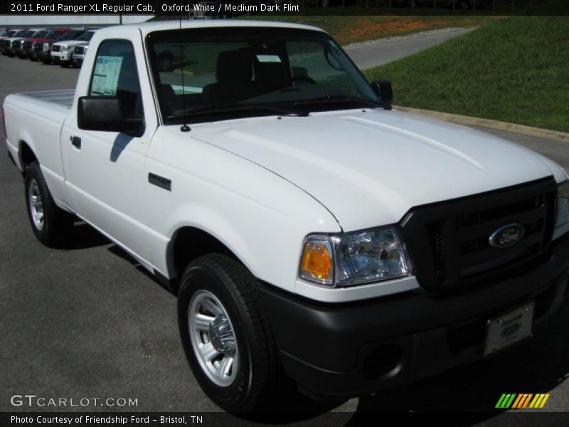 Oxford White / Medium Dark Flint 2011 Ford Ranger XL Regular Cab