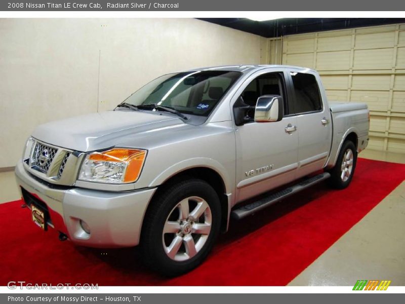 Radiant Silver / Charcoal 2008 Nissan Titan LE Crew Cab