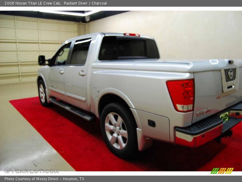 Radiant Silver / Charcoal 2008 Nissan Titan LE Crew Cab