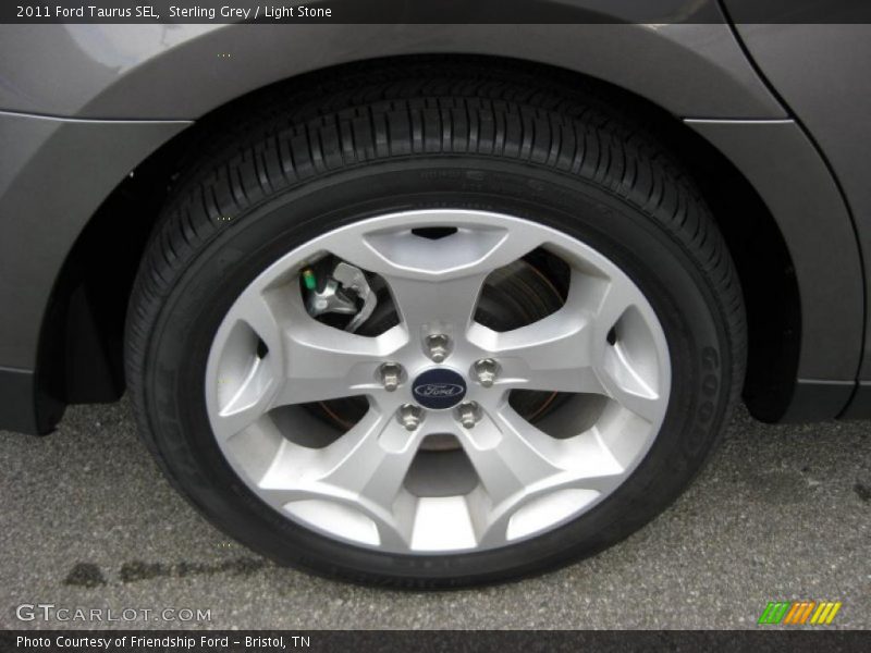Sterling Grey / Light Stone 2011 Ford Taurus SEL