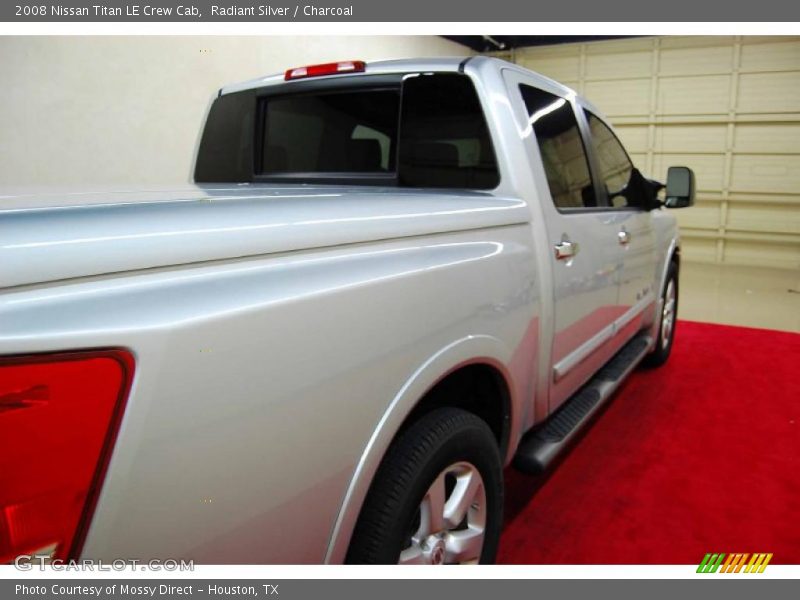 Radiant Silver / Charcoal 2008 Nissan Titan LE Crew Cab