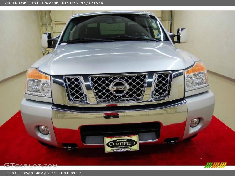 Radiant Silver / Charcoal 2008 Nissan Titan LE Crew Cab