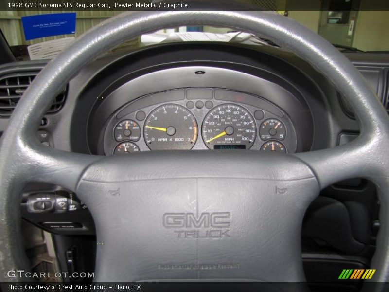 Pewter Metallic / Graphite 1998 GMC Sonoma SLS Regular Cab