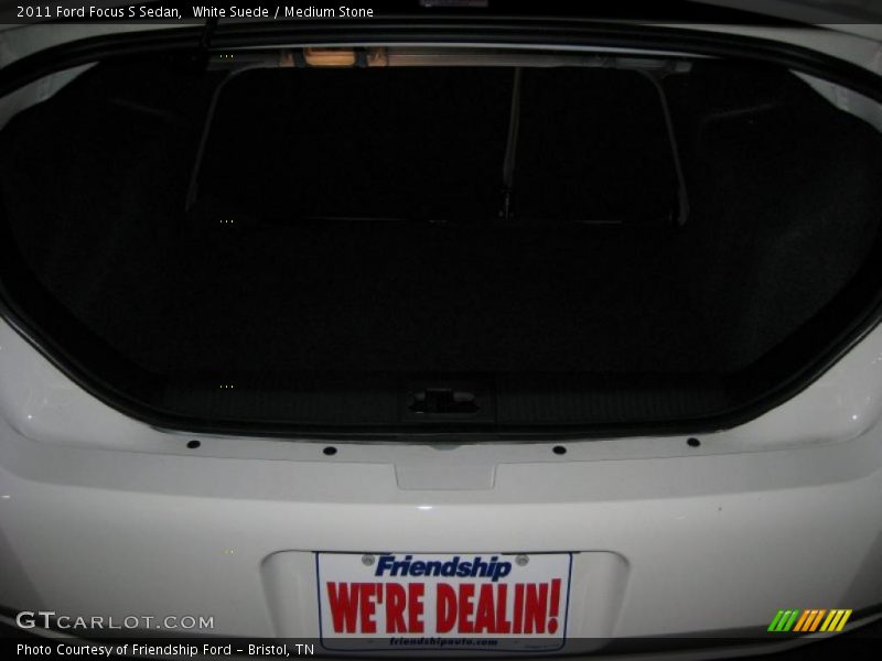 White Suede / Medium Stone 2011 Ford Focus S Sedan