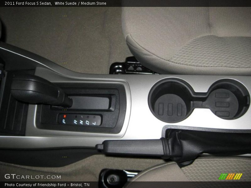 White Suede / Medium Stone 2011 Ford Focus S Sedan