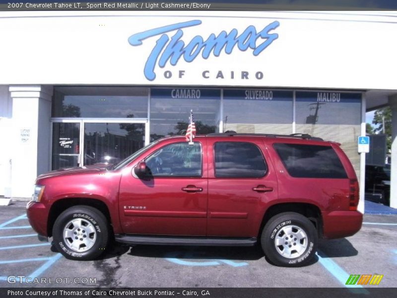 Sport Red Metallic / Light Cashmere/Ebony 2007 Chevrolet Tahoe LT