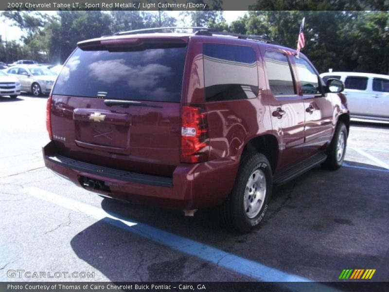 Sport Red Metallic / Light Cashmere/Ebony 2007 Chevrolet Tahoe LT