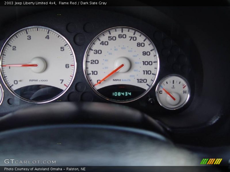 Flame Red / Dark Slate Gray 2003 Jeep Liberty Limited 4x4