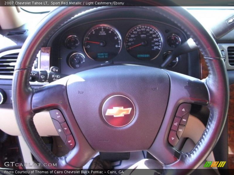 Sport Red Metallic / Light Cashmere/Ebony 2007 Chevrolet Tahoe LT