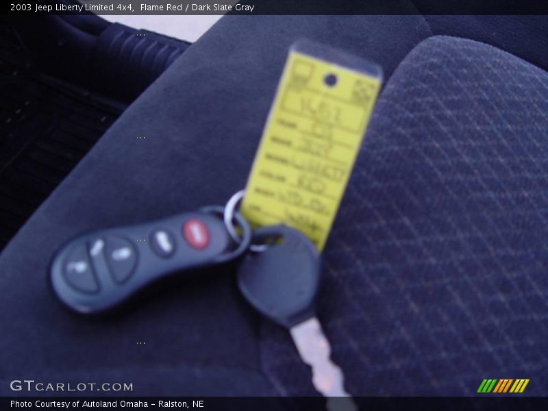Flame Red / Dark Slate Gray 2003 Jeep Liberty Limited 4x4