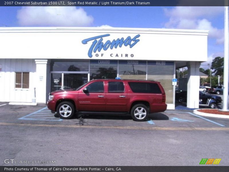 Sport Red Metallic / Light Titanium/Dark Titanium 2007 Chevrolet Suburban 1500 LTZ