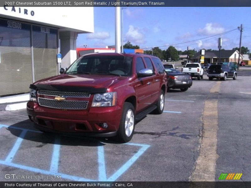 Sport Red Metallic / Light Titanium/Dark Titanium 2007 Chevrolet Suburban 1500 LTZ