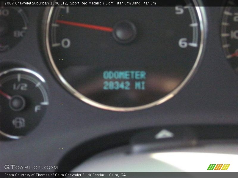 Sport Red Metallic / Light Titanium/Dark Titanium 2007 Chevrolet Suburban 1500 LTZ