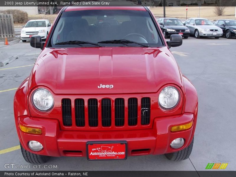 Flame Red / Dark Slate Gray 2003 Jeep Liberty Limited 4x4