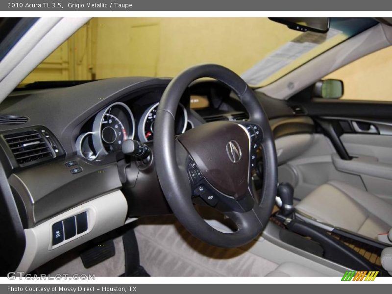 Grigio Metallic / Taupe 2010 Acura TL 3.5