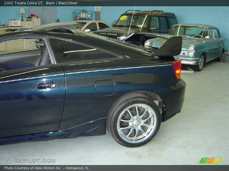 Black / Black/Silver 2002 Toyota Celica GT