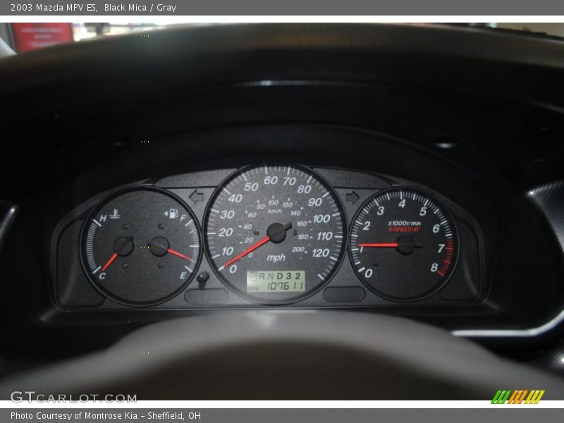 Black Mica / Gray 2003 Mazda MPV ES