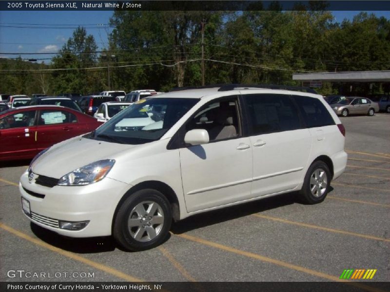 Natural White / Stone 2005 Toyota Sienna XLE