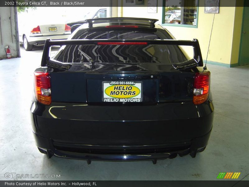 Black / Black/Silver 2002 Toyota Celica GT