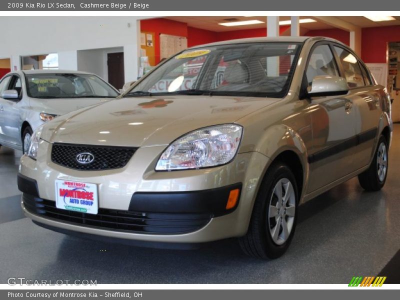 Cashmere Beige / Beige 2009 Kia Rio LX Sedan