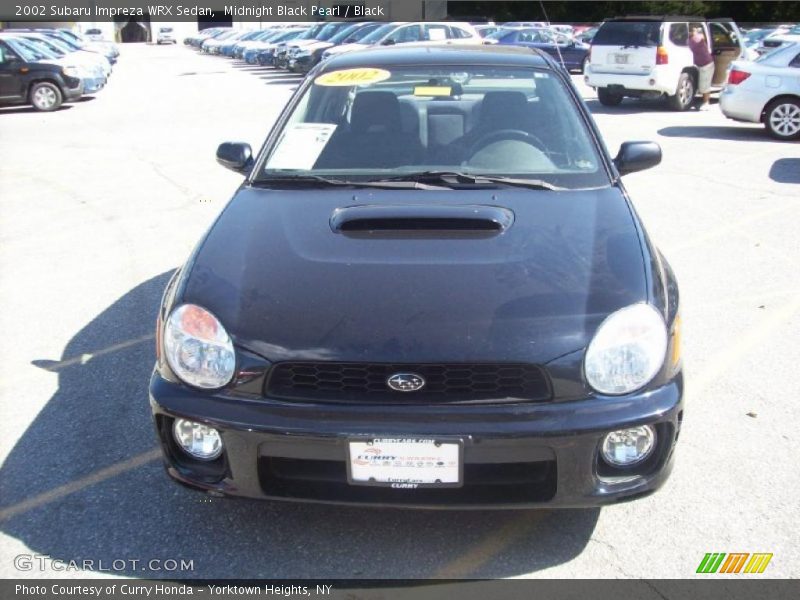Midnight Black Pearl / Black 2002 Subaru Impreza WRX Sedan