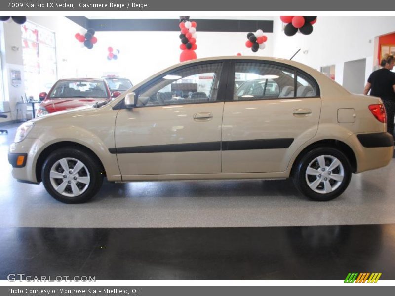 Cashmere Beige / Beige 2009 Kia Rio LX Sedan