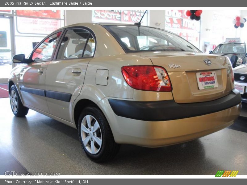 Cashmere Beige / Beige 2009 Kia Rio LX Sedan