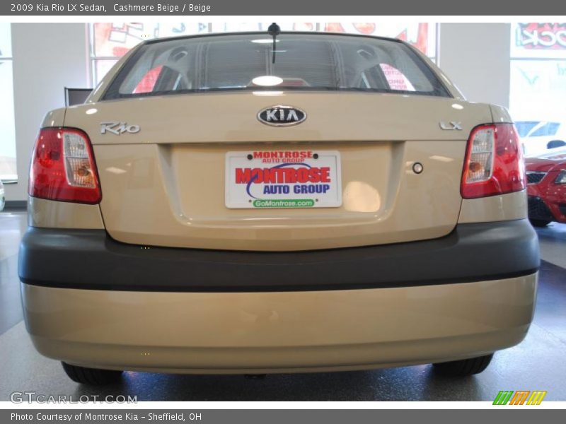 Cashmere Beige / Beige 2009 Kia Rio LX Sedan